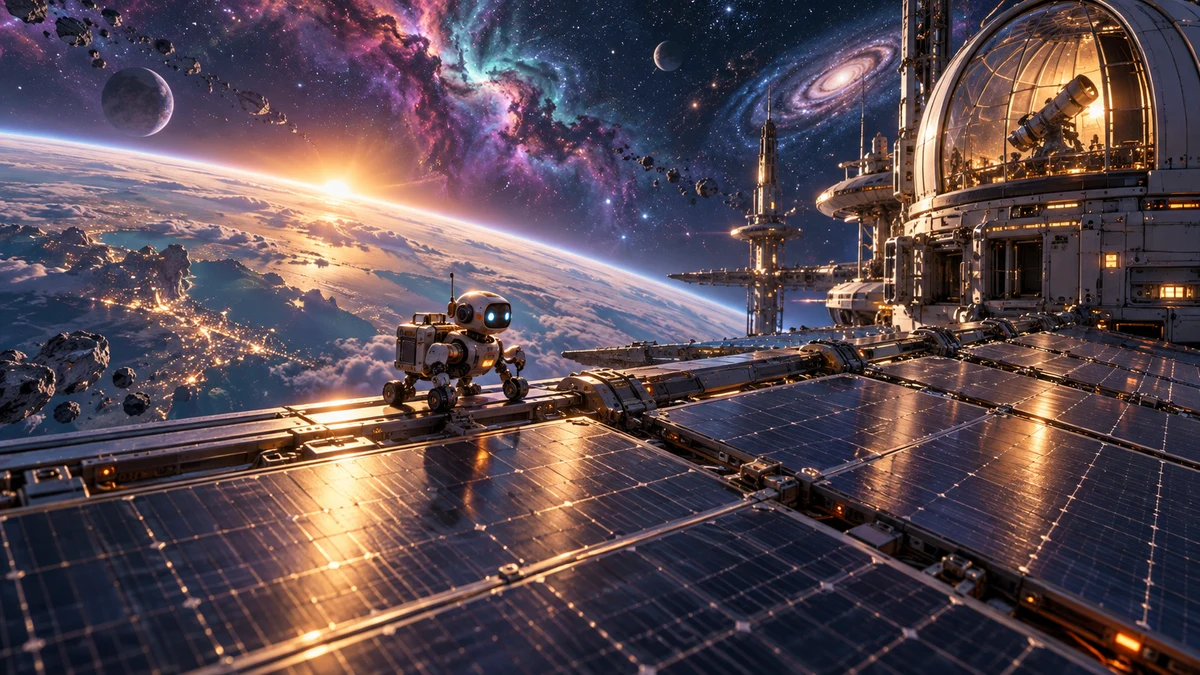Satellite Steps — original concept illustration