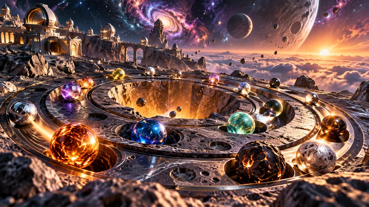 Meteor Marbles — original concept illustration