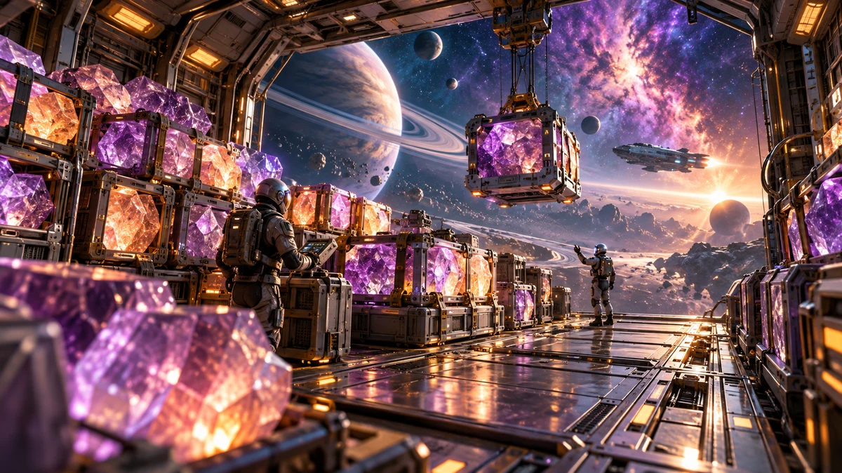 Crystal Cargo — original concept illustration
