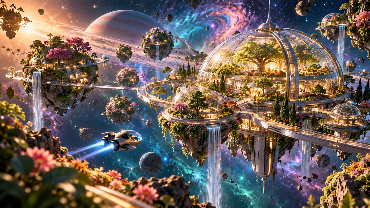 Orbit Orchard — original concept illustration